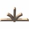 Ekena Millwork Redmond Smooth Timber Gable Bracket, Douglas Fir, 48"W x 28"H x 3 1/2"D x 3 1/2"F, 14/12 Pitch GBW048X28X0404RED00SDF - alternate 3
